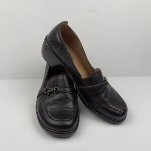 VTG 90s Leather Penny Loafers in Brown Size 6.5